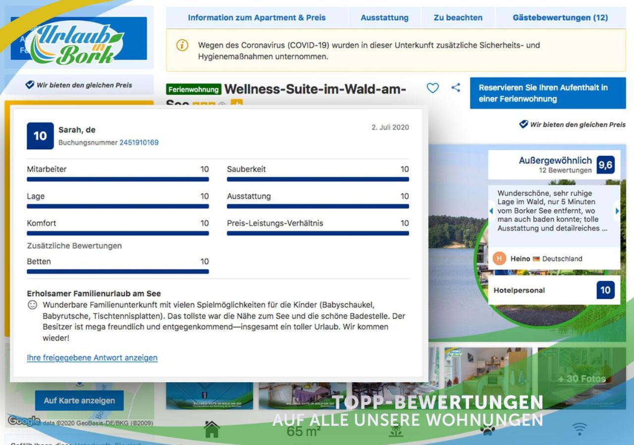 Familien-Suite-Im-Wald-Am-See Bork 외부 사진